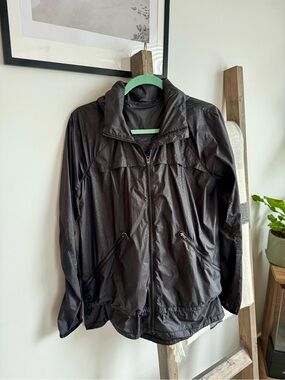 Lightweight Black Women’s Windbreaker Jacket